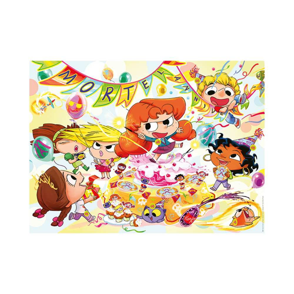 Anniversaire avec Mortelle Adele (Puzzle 150 pcs) CASSE-TÊTE - 100 - 150 morceaux