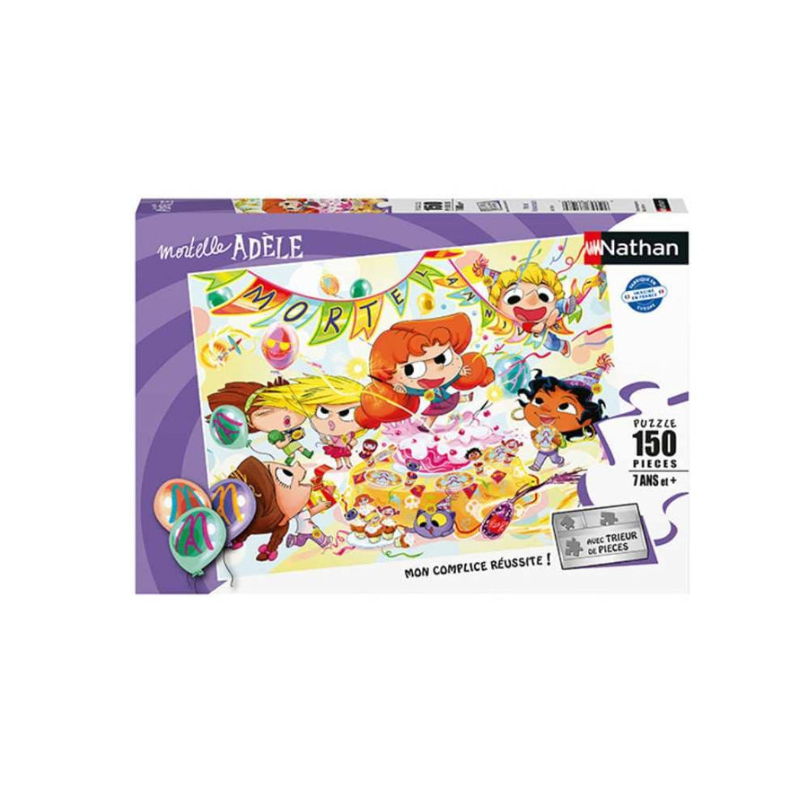 Anniversaire avec Mortelle Adele (Puzzle 150 pcs) CASSE-TÊTE - 100 - 150 morceaux