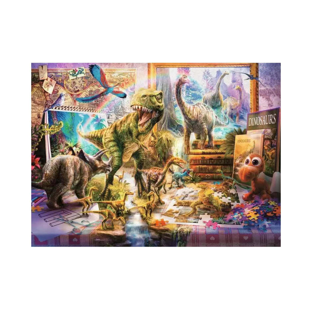 Dinosaur Escape (100 pcs) CASSE-TÊTE - 100 - 150 morceaux
