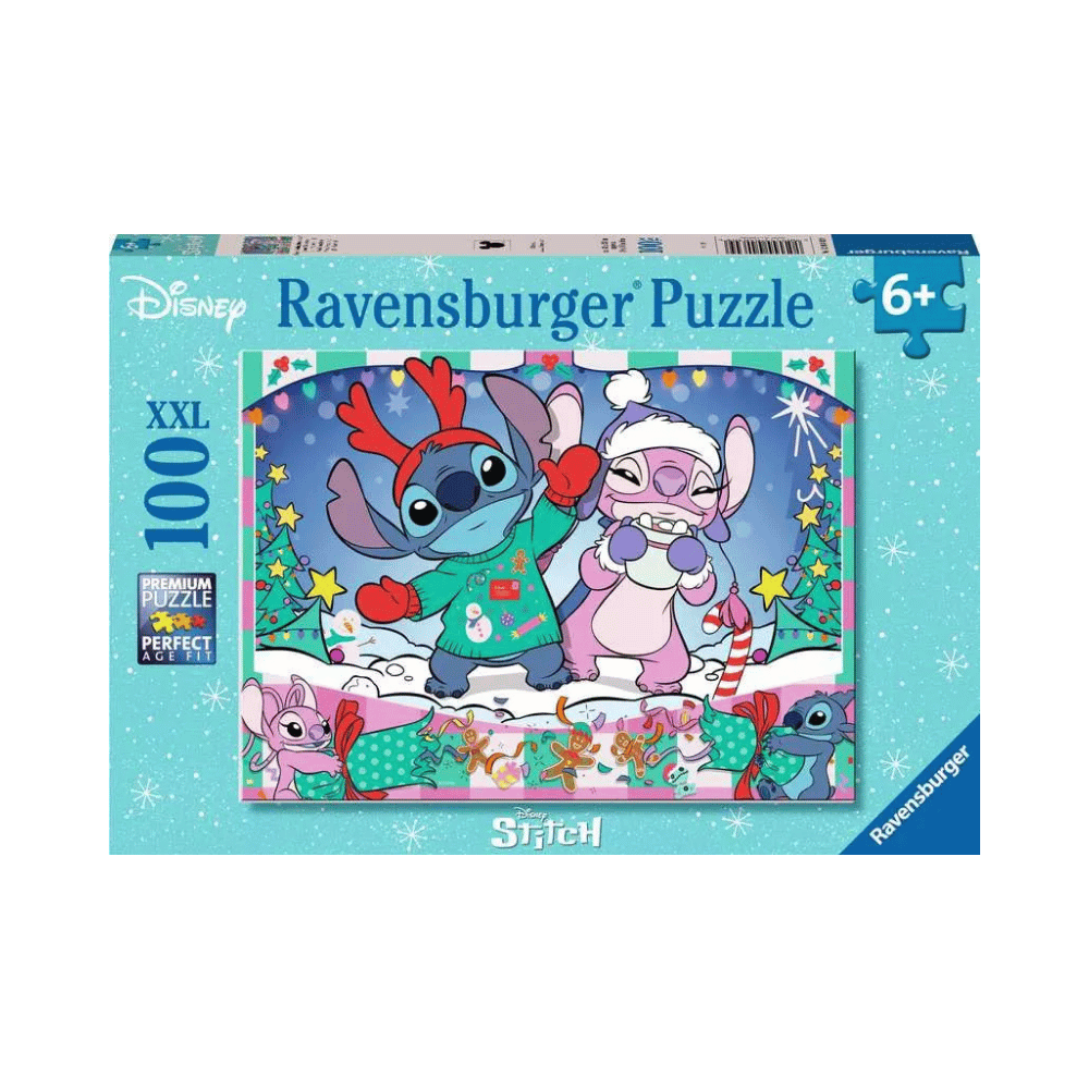 Disney Stitch Christmas (Puzzle 100 large pcs) CASSE-TÊTE - 100 - 150 morceaux