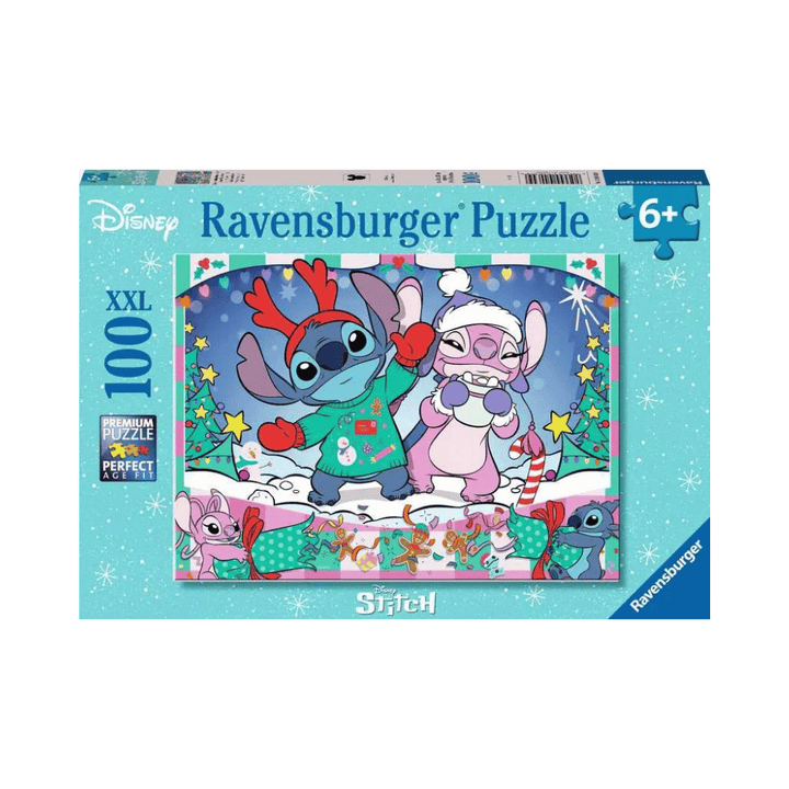 Disney Stitch Christmas (Puzzle 100 large pcs) CASSE-TÊTE - 100 - 150 morceaux