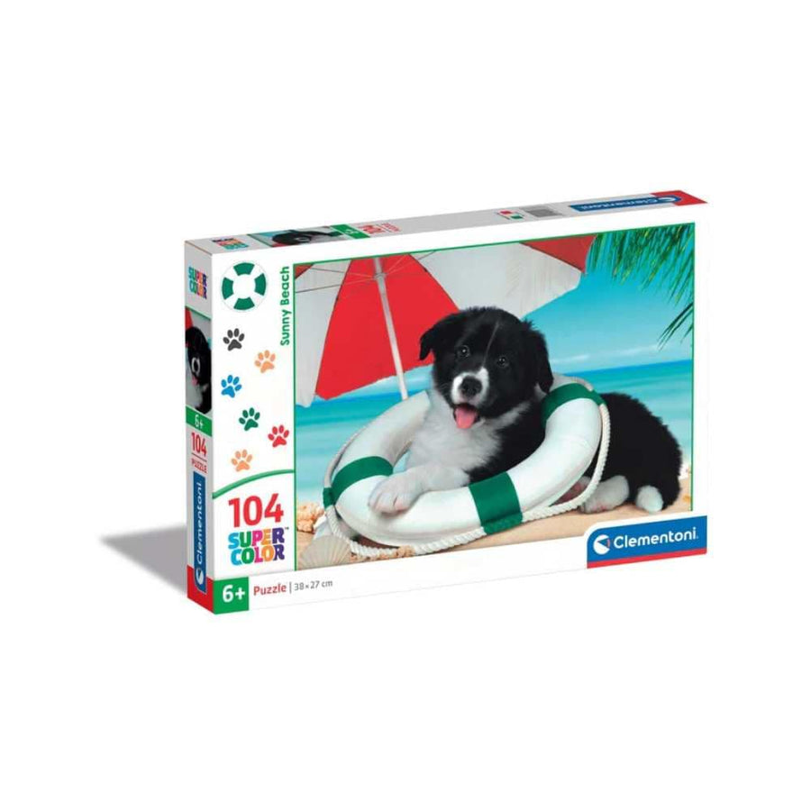 Plage ensoleillée (104 pcs) CASSE-TÊTE - 100 - 150 morceaux