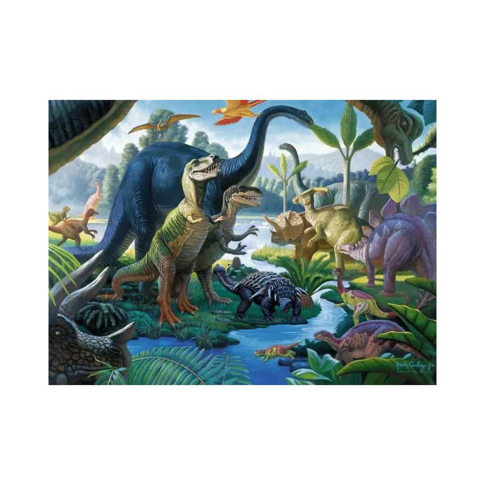 Puzzle 100: La terre des géants CASSE-TÊTE - 100 - 150 morceaux