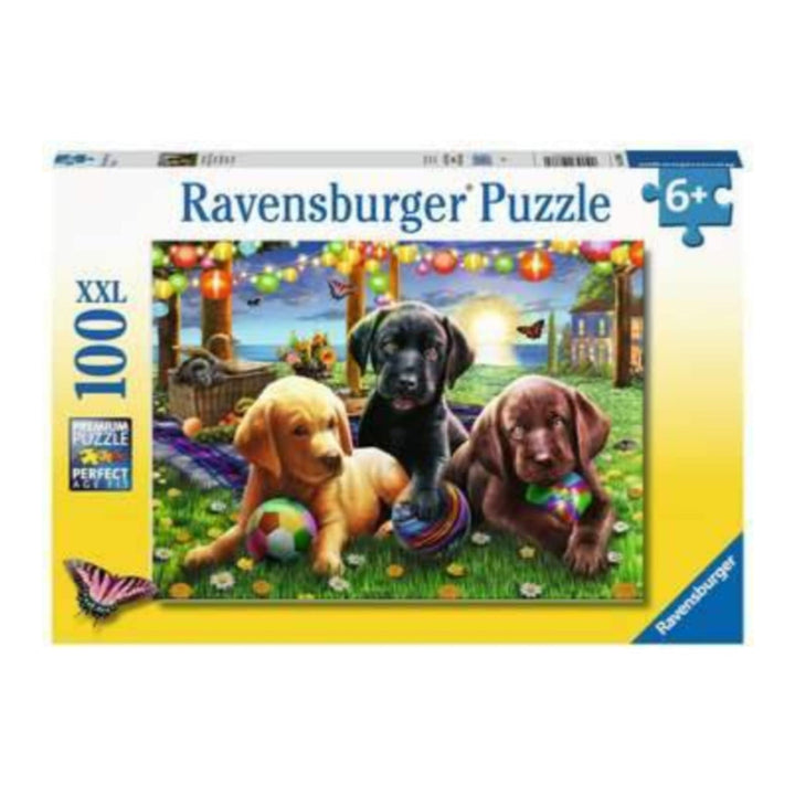Puzzle 100 XXL: Pique-nique des chiens CASSE-TÊTE - 100 - 150 morceaux