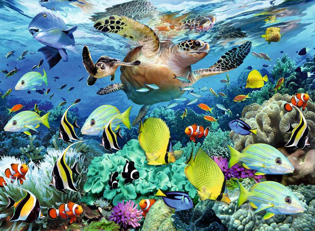 Puzzle 150: Le paradis sous l'eau CASSE-TÊTE - 100 - 150 morceaux
