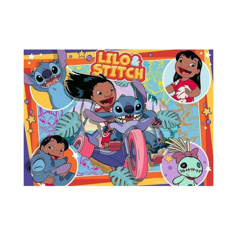 Stitch (4x100 pc) CASSE-TÊTE - 100 - 150 morceaux