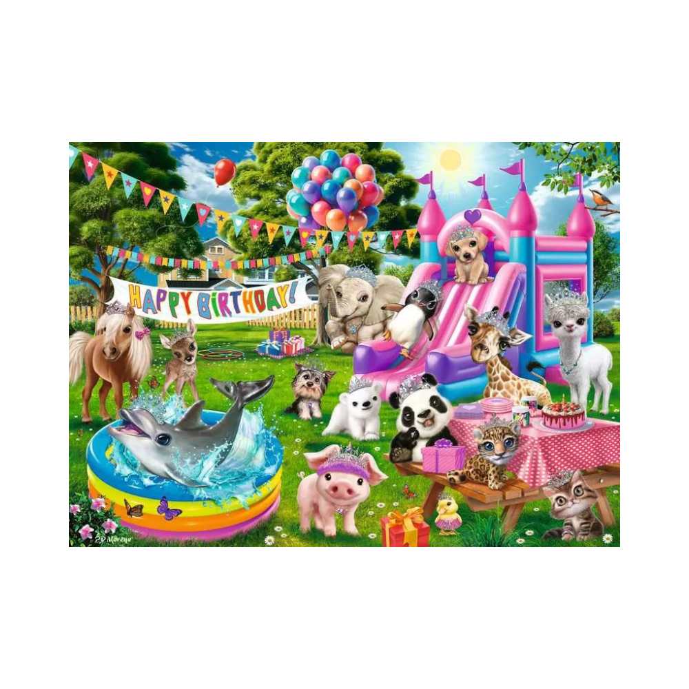 Tiara Birthday Party (100 pcs) CASSE-TÊTE - 100 - 150 morceaux