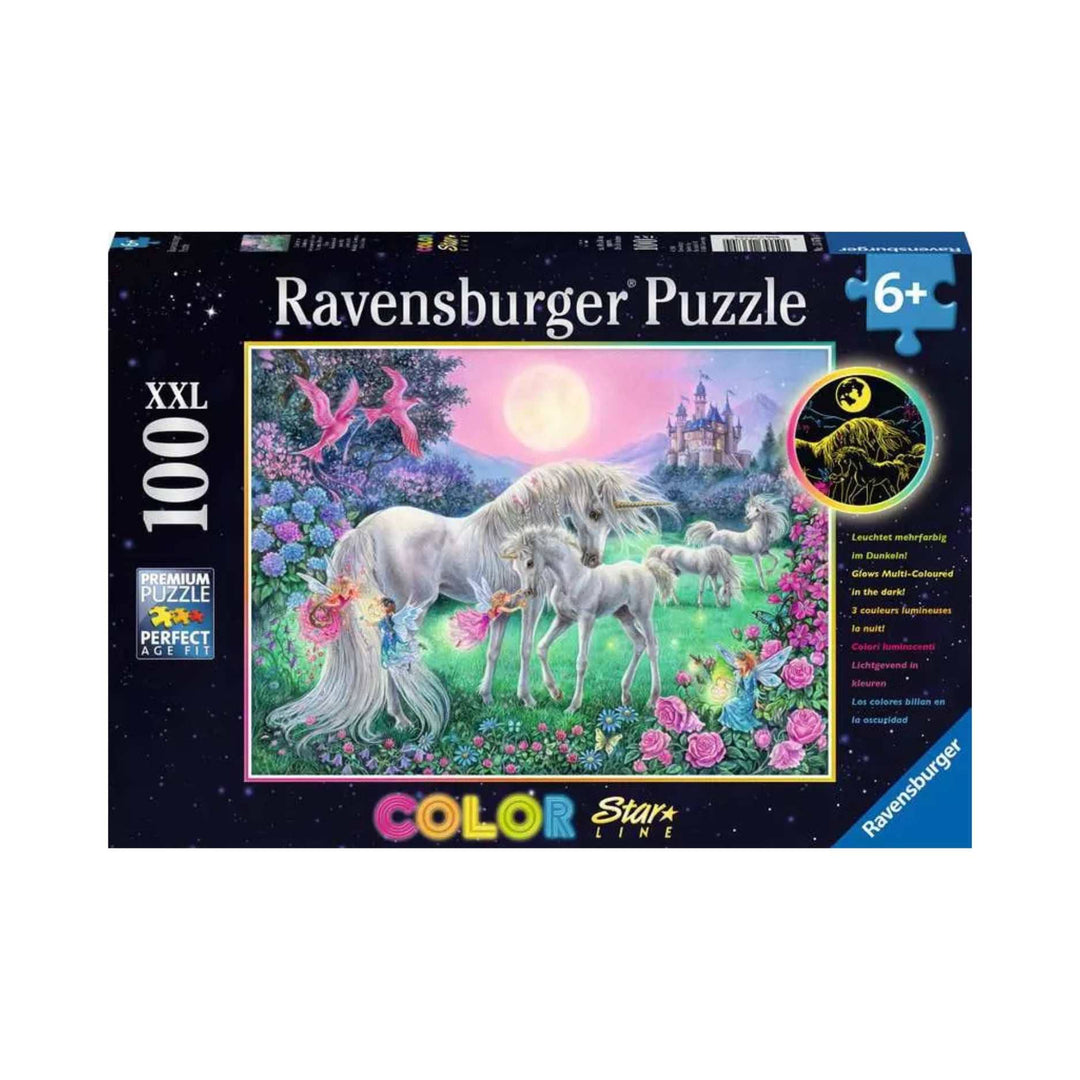 Unicorns in the Moonlight (100 pcs) CASSE-TÊTE - 100 - 150 morceaux