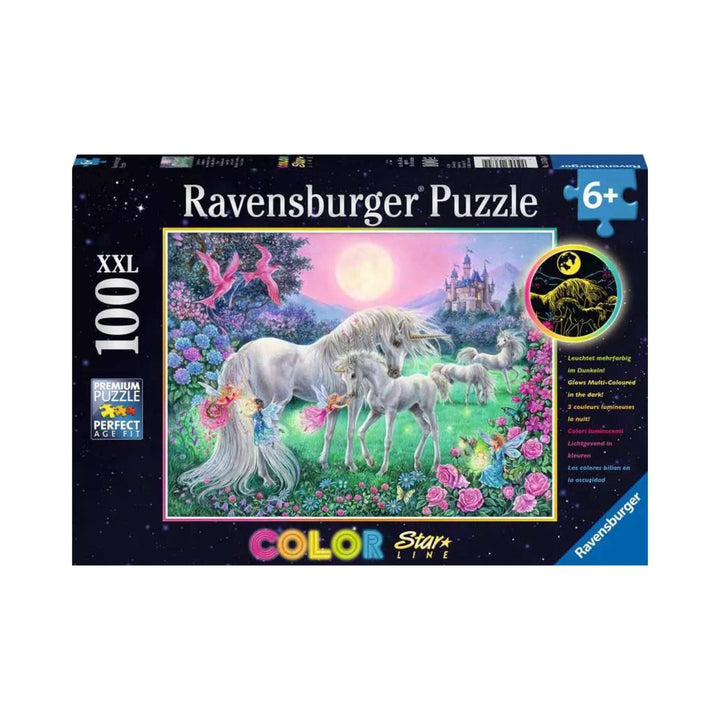 Unicorns in the Moonlight (100 pcs) CASSE-TÊTE - 100 - 150 morceaux