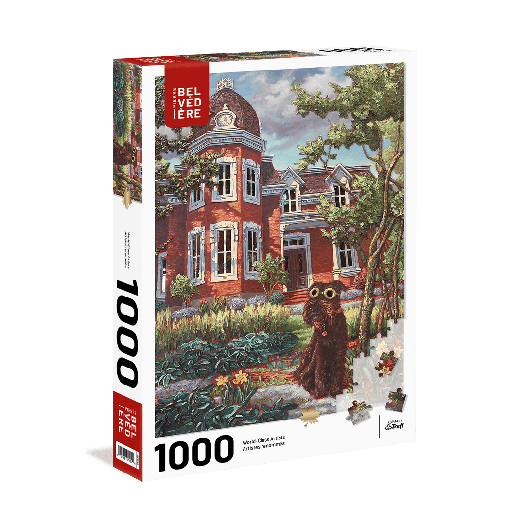 À demeure élégante, chien racé (1000 pcs) CASSE-TÊTE - 1000 morceaux