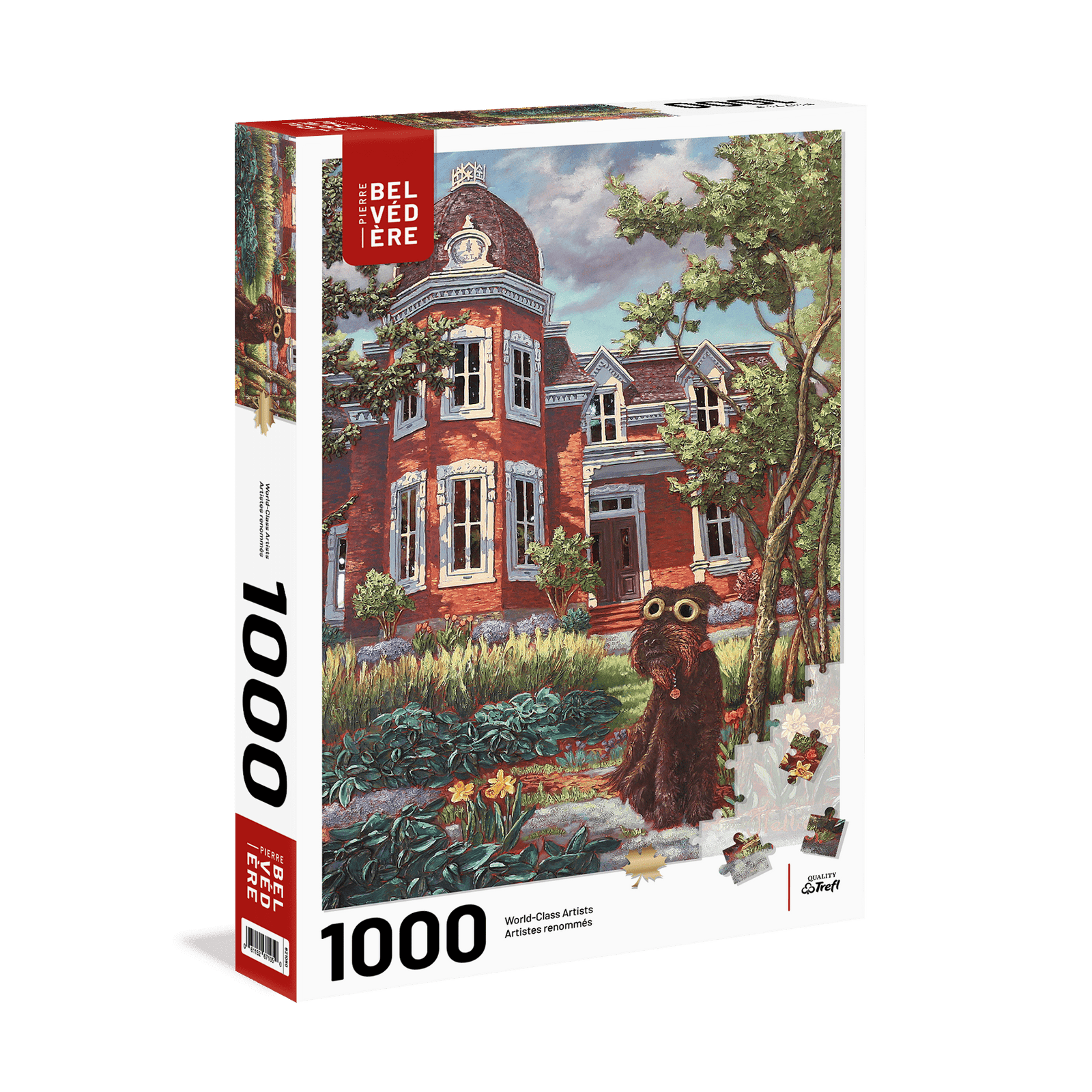 À demeure élégante, chien racé (1000 pcs) CASSE-TÊTE - 1000 morceaux