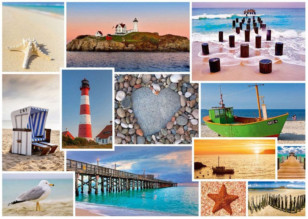 À la mer (1000 pcs) CASSE-TÊTE - 1000 morceaux
