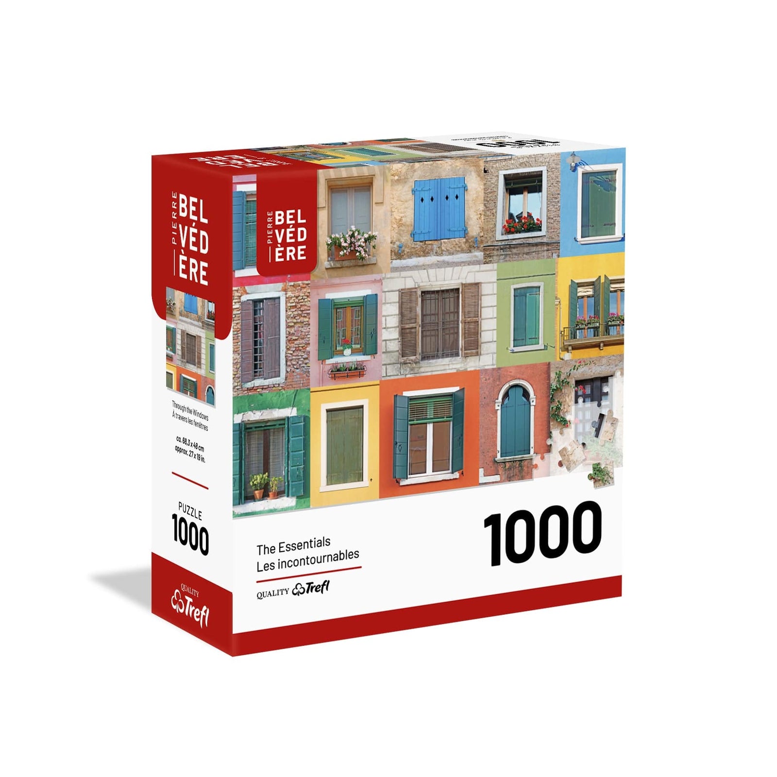 À travers les fenêtres (mb) (1000 pcs) CASSE-TÊTE - 1000 morceaux