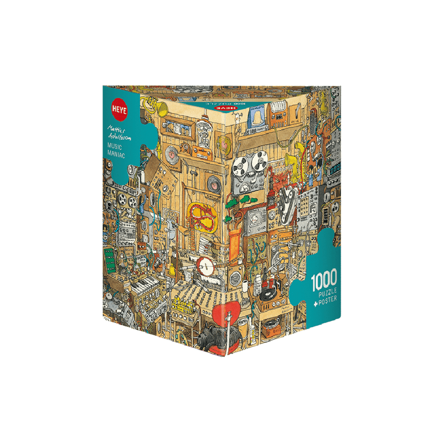Adolfsson : Music Maniac (1000 pcs) CASSE-TÊTE - 1000 morceaux