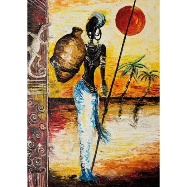 African Woman (Puzzle 1000 pcs) CASSE-TÊTE - 1000 morceaux