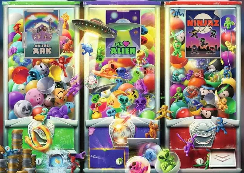 Animals, Aliens & Ninjas (1000 pcs) CASSE-TÊTE - 1000 morceaux