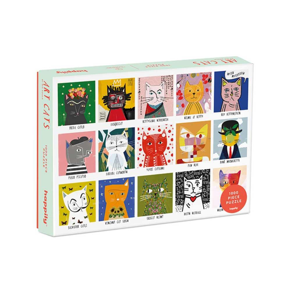 Art Cats (Puzzle 1000 pcs) CASSE-TÊTE - 1000 morceaux