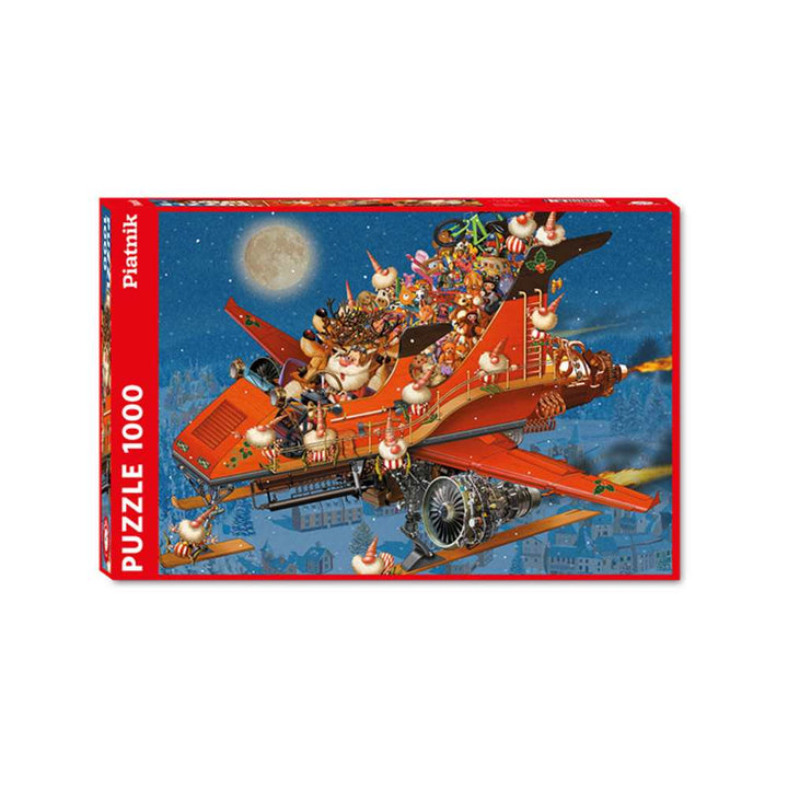 Avion de Noël, Ruyer (Puzzle 1000 pcs) CASSE-TÊTE - 1000 morceaux