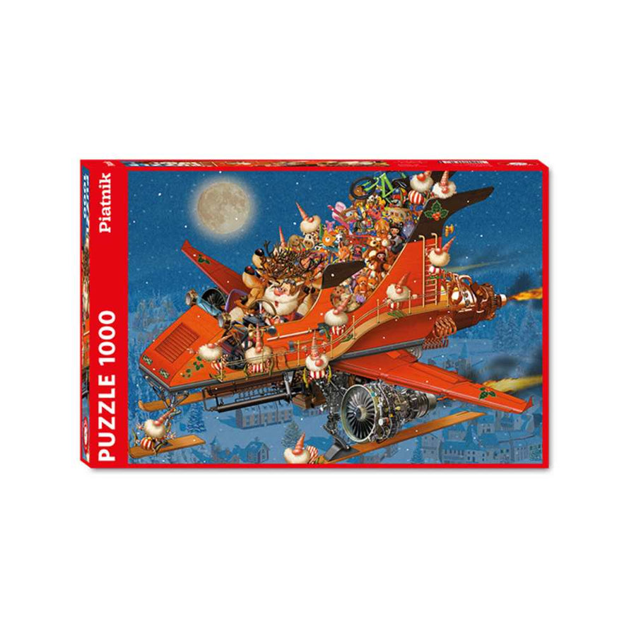 Avion de Noël, Ruyer (Puzzle 1000 pcs) CASSE-TÊTE - 1000 morceaux