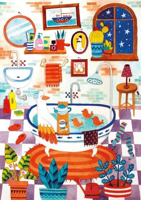 Bath Time (Puzzle 1000 pcs) CASSE-TÊTE - 1000 morceaux