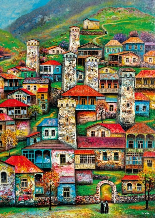 Beautiful Village (Puzzle 1000 pcs) CASSE-TÊTE - 1000 morceaux