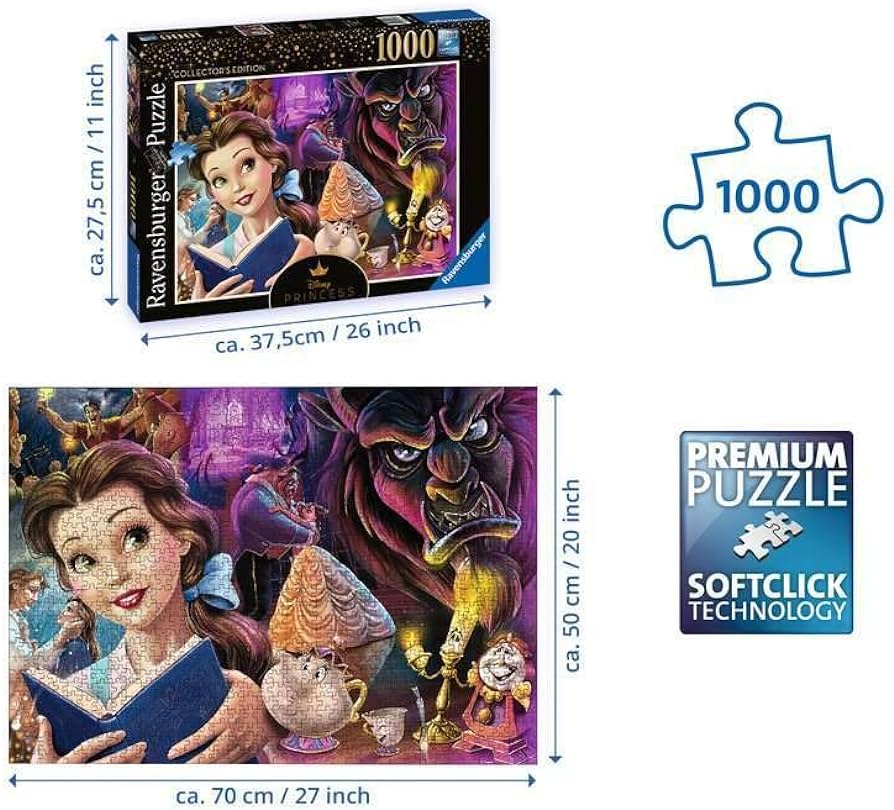 Belle: Heroines Collection (1000  pc) CASSE-TÊTE - 1000 morceaux