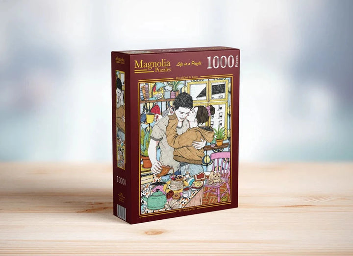 Breakfast & Love (Puzzle 1000 pcs) CASSE-TÊTE - 1000 morceaux
