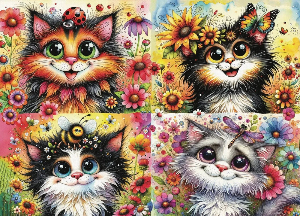 CASSE-TÊTE - 1000 morceaux Cat-Titude Squad (1000 pcs) LAs des jeux