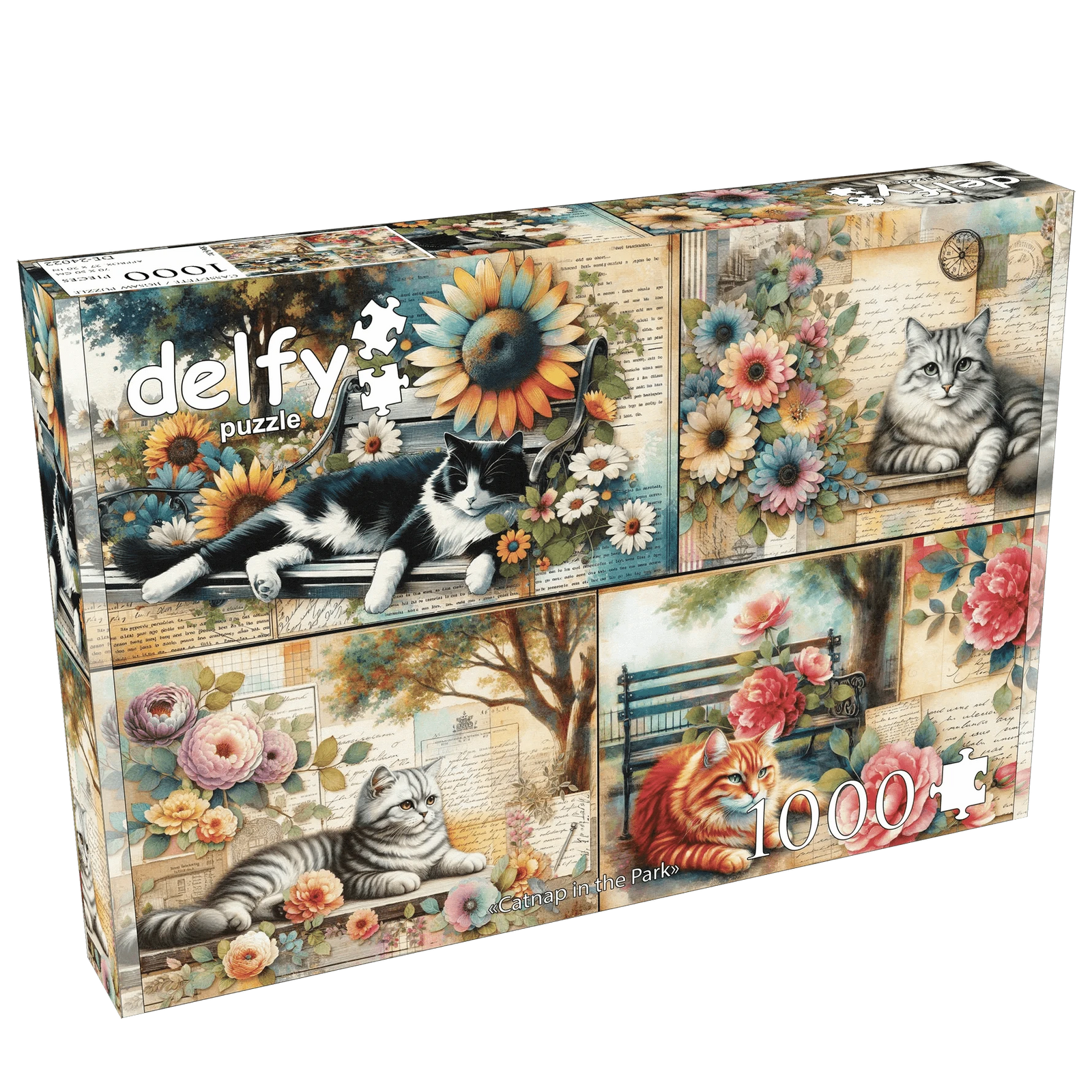 Catnap In The Park (1000 pcs) CASSE-TÊTE - 1000 morceaux