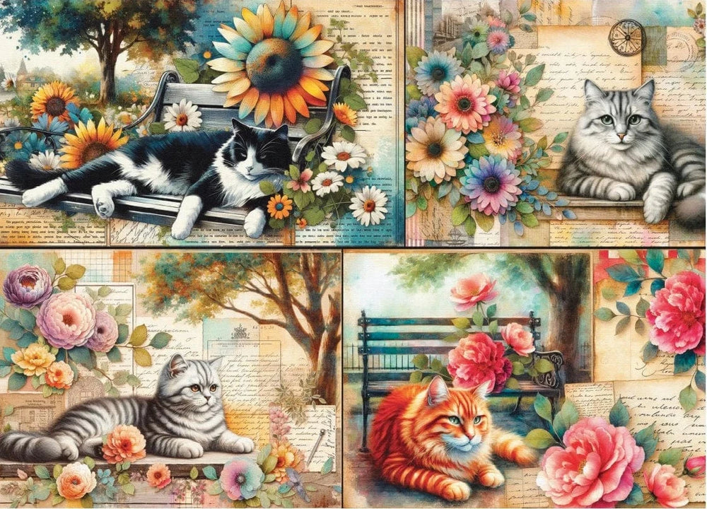 Catnap In The Park (1000 pcs) CASSE-TÊTE - 1000 morceaux