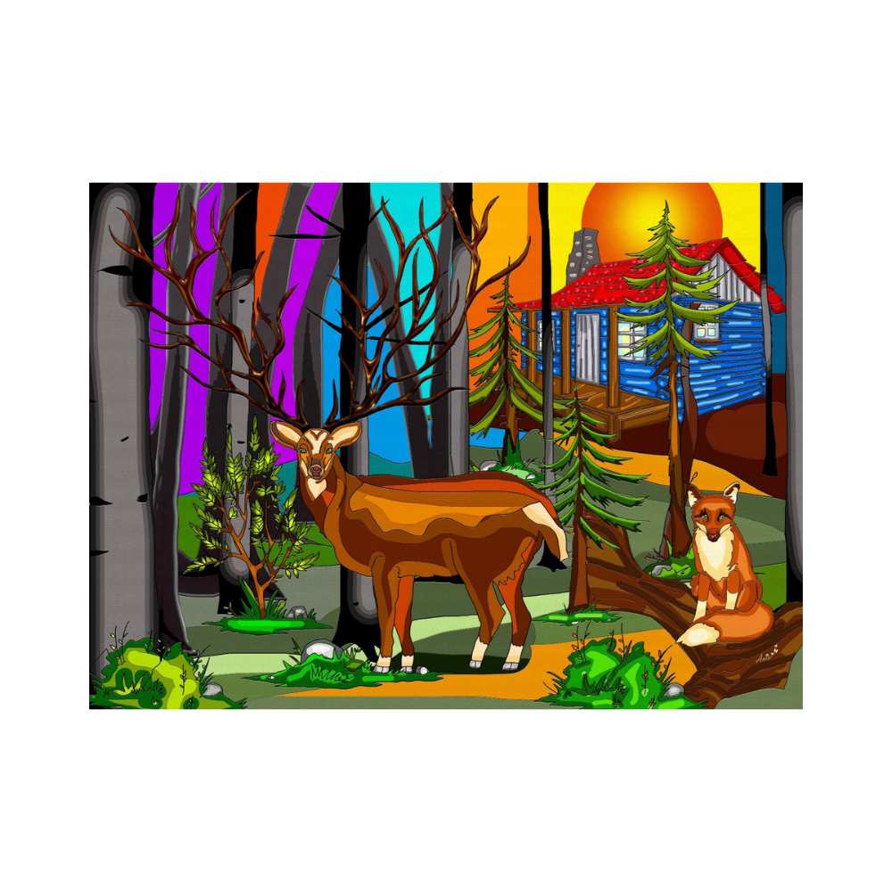 Cerf Majestueux (1000 pcs) CASSE-TÊTE - 1000 morceaux