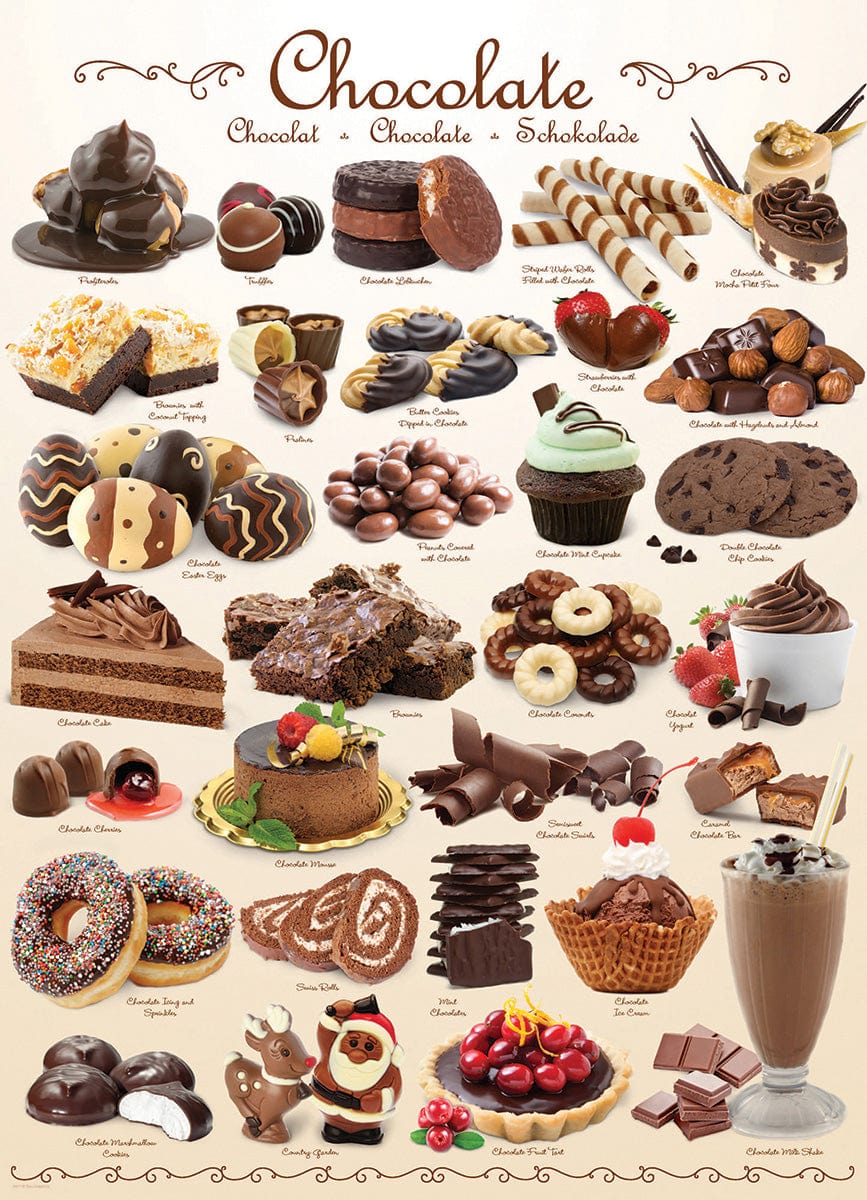Chocolat | Chocolate (1000 pcs) CASSE-TÊTE - 1000 morceaux