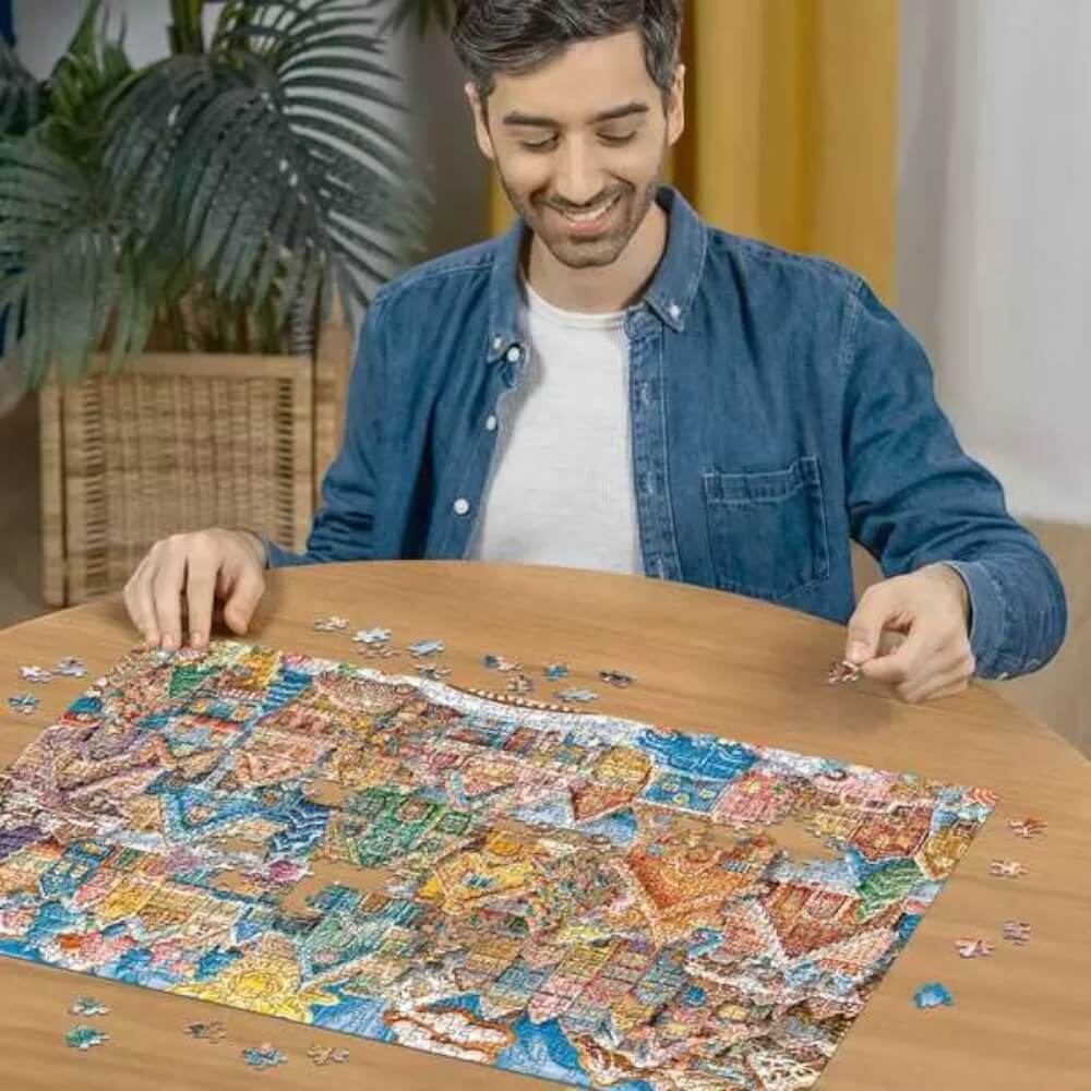 Christmas Cookie Village (Puzzle 1000 pcs) CASSE-TÊTE - 1000 morceaux