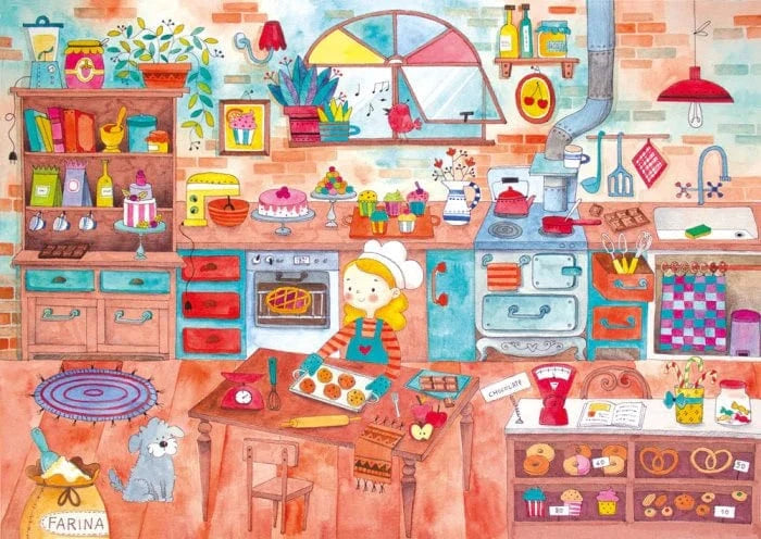 Colorful Bakery (Puzzle 1000 pcs) CASSE-TÊTE - 1000 morceaux