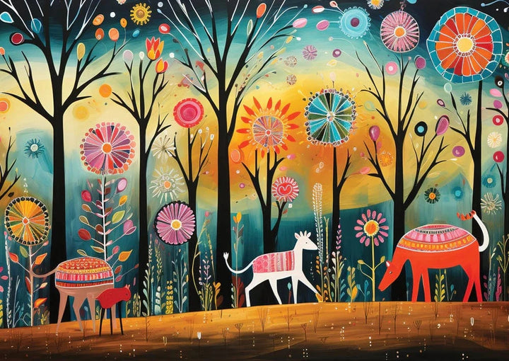 Colorful Forest (Puzzle 1000 pcs) CASSE-TÊTE - 1000 morceaux
