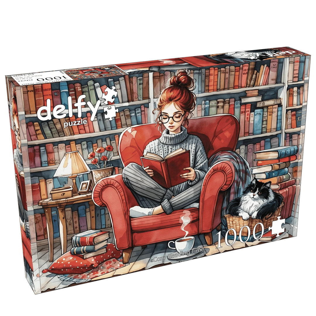 Cozy Reading Time (1000 pcs) CASSE-TÊTE - 1000 morceaux