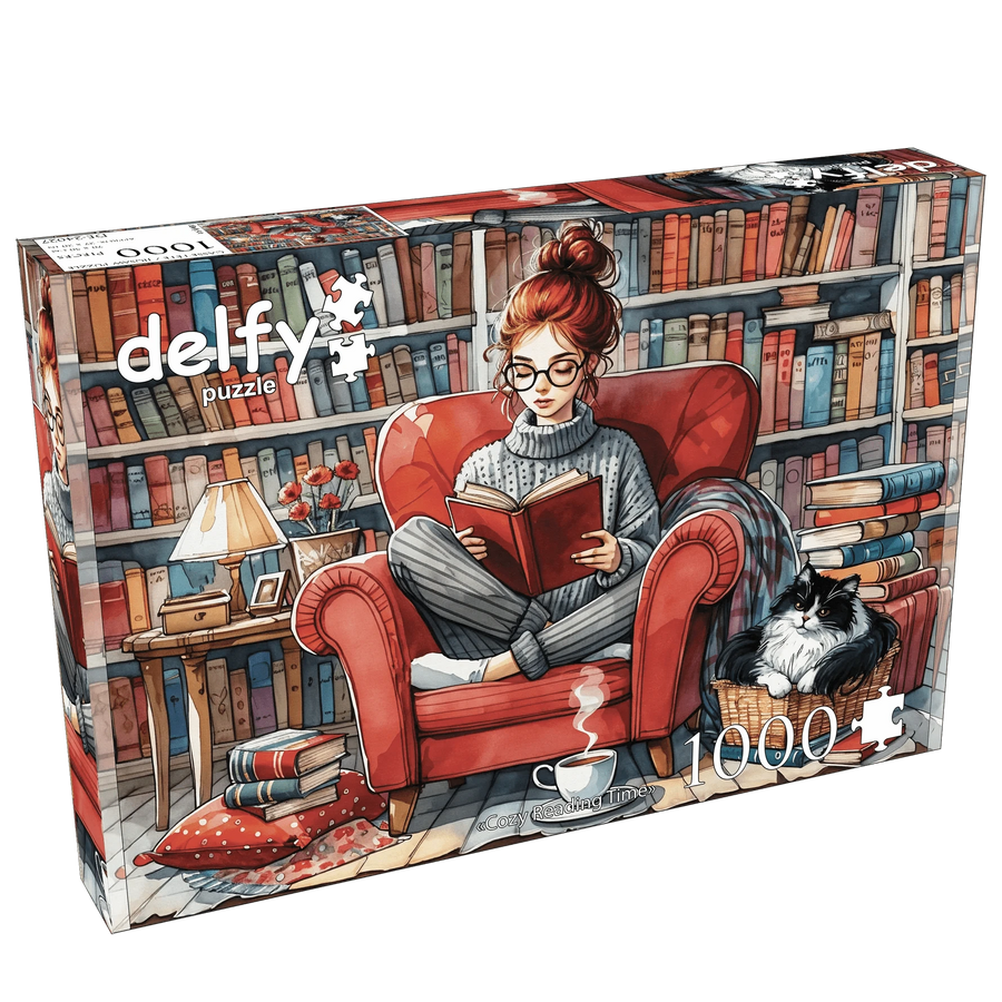 Cozy Reading Time (1000 pcs) CASSE-TÊTE - 1000 morceaux