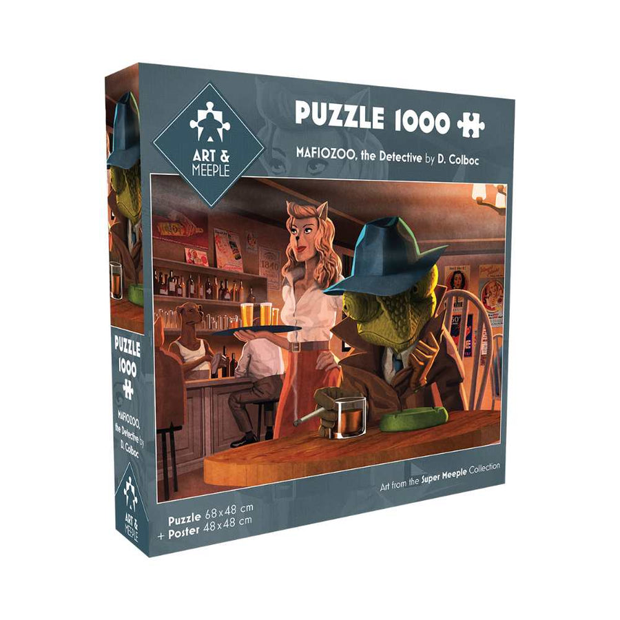 D. Colboc : Mafiozoo, the Detective (1000 pcs) CASSE-TÊTE - 1000 morceaux