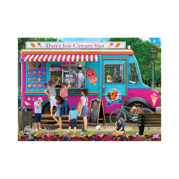 Dan's Ice Cream Van (1000 pcs) CASSE-TÊTE - 1000 morceaux