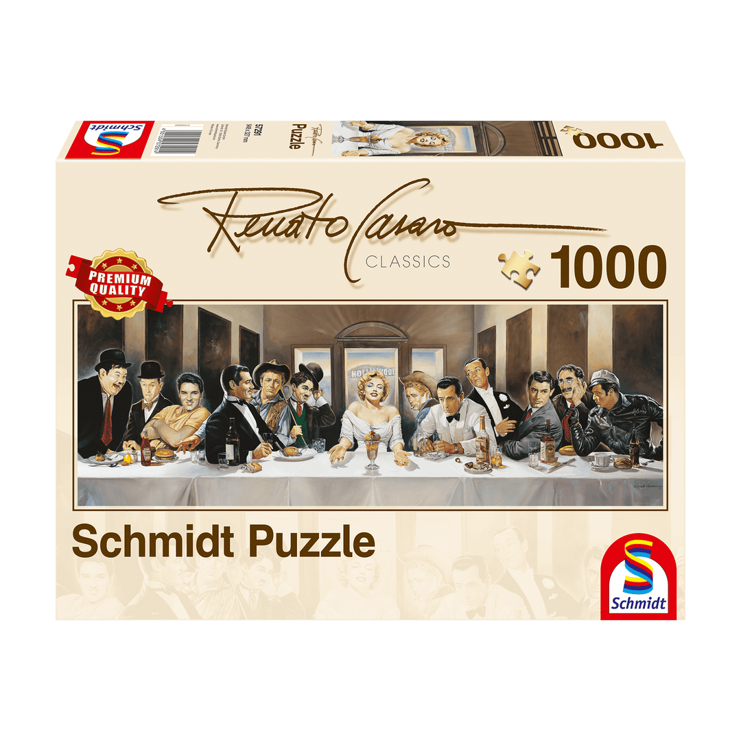 Dîner des célébrités (1000 pcs) CASSE-TÊTE - 1000 morceaux