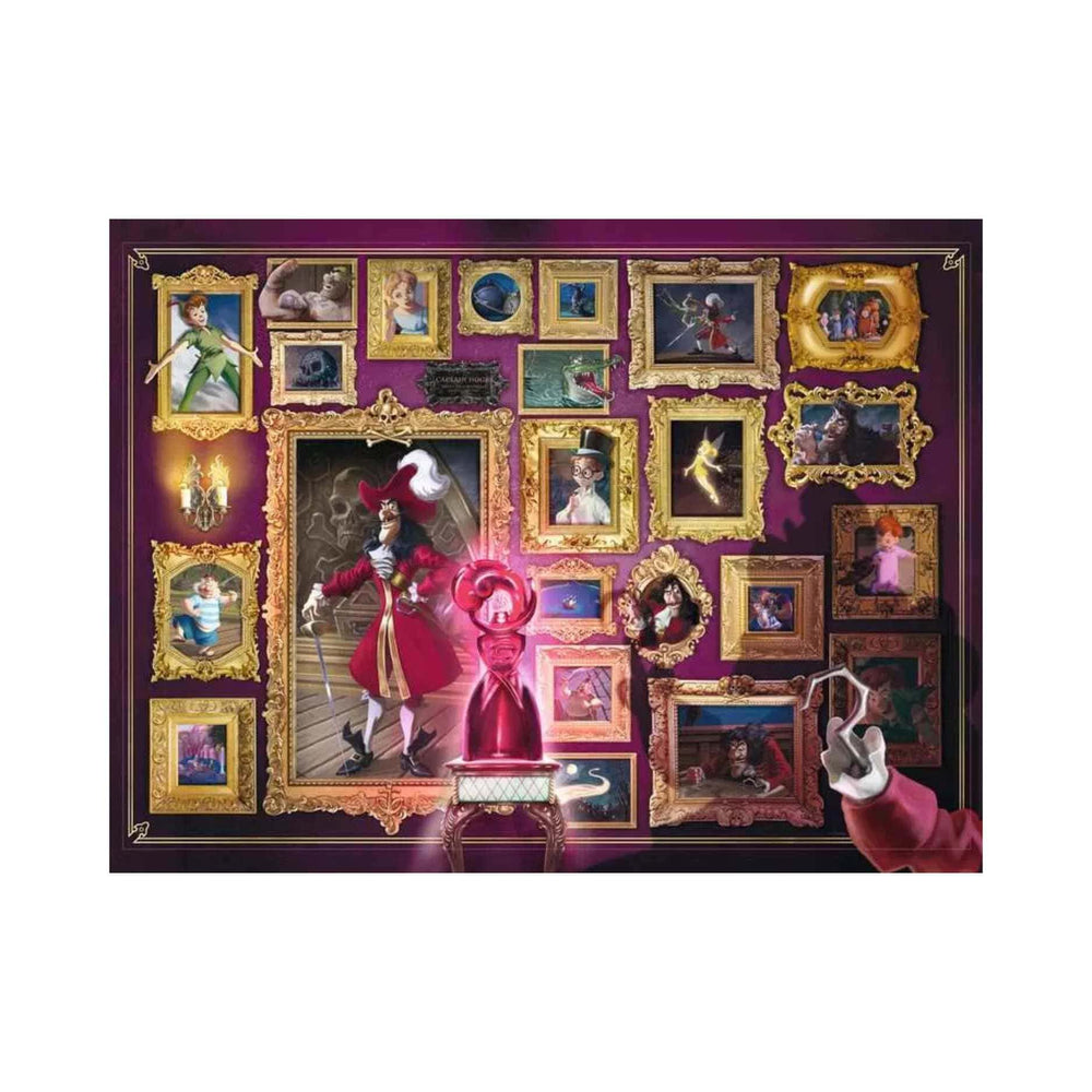 Disney Villainous: Captain Hook (1000 pcs) CASSE-TÊTE - 1000 morceaux