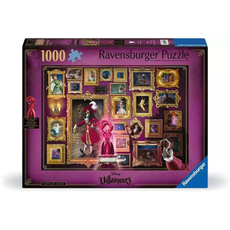 Disney Villainous: Captain Hook (1000 pcs) CASSE-TÊTE - 1000 morceaux
