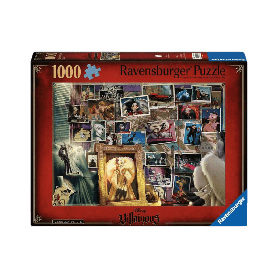Disney Villainous: Cruella de Vil (Puzzle 1000 pcs) CASSE-TÊTE - 1000 morceaux