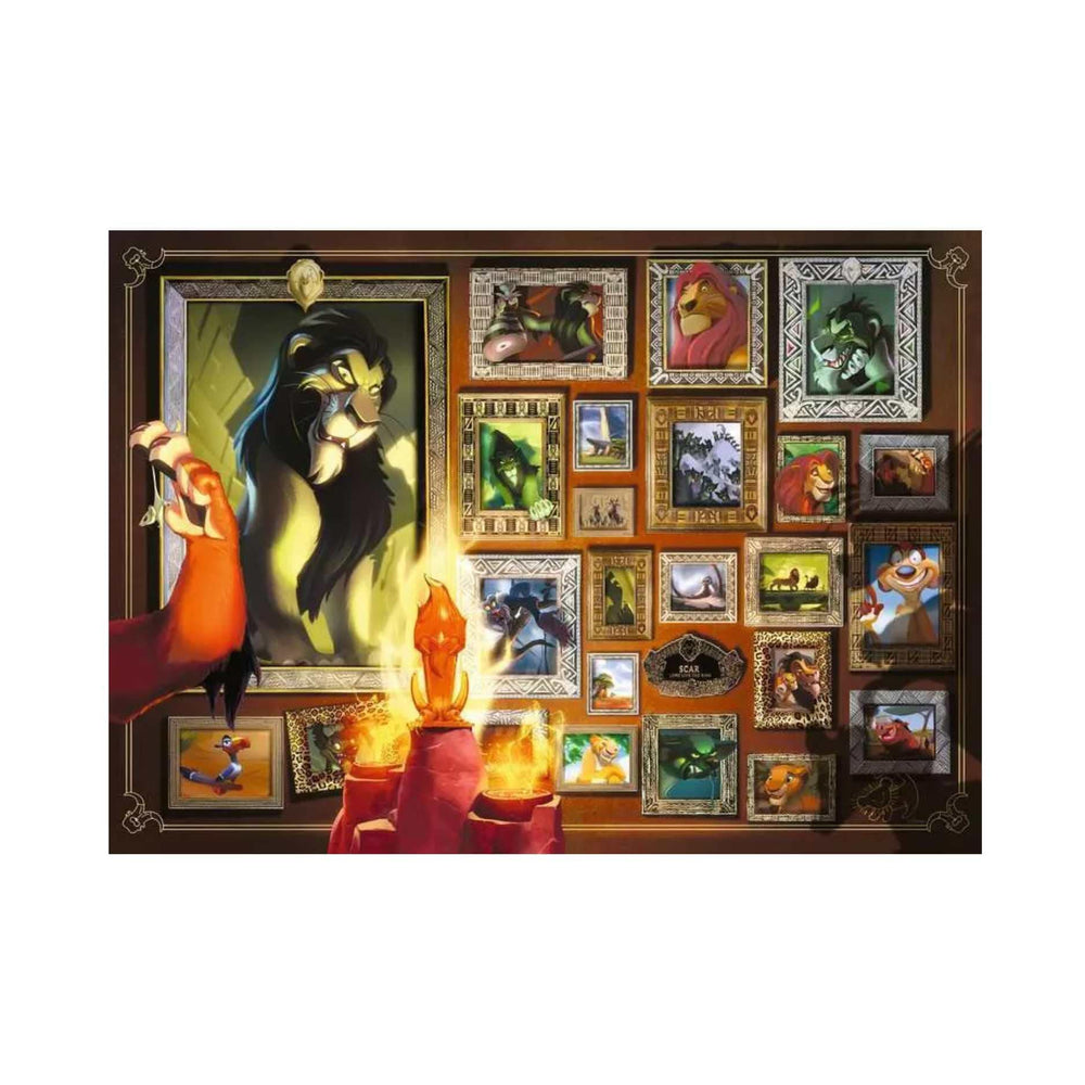 Disney Villainous: Scar (1000 pcs) CASSE-TÊTE - 1000 morceaux