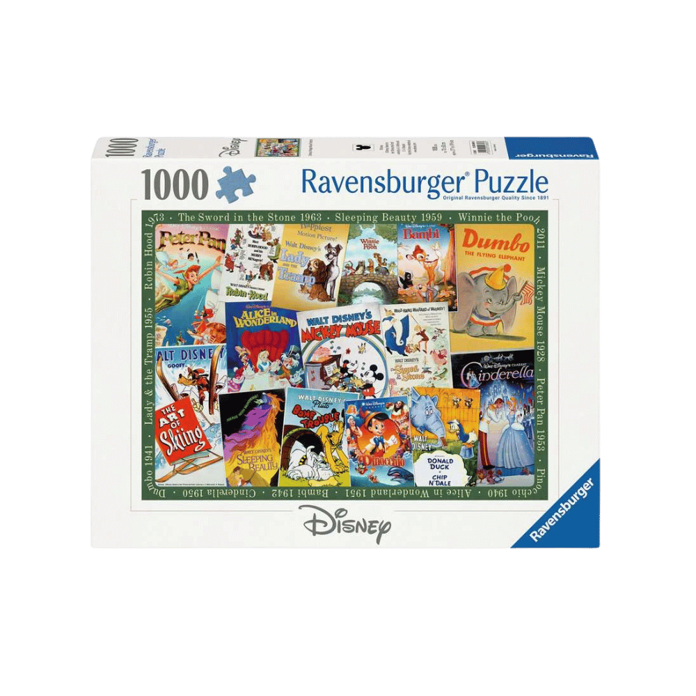 Disney Vintage Movie Posters (Puzzle 1000 pcs) CASSE-TÊTE - 1000 morceaux