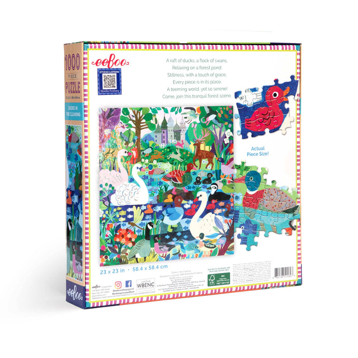 Ducks in the Clearing (Puzzle 1000 pcs) CASSE-TÊTE - 1000 morceaux