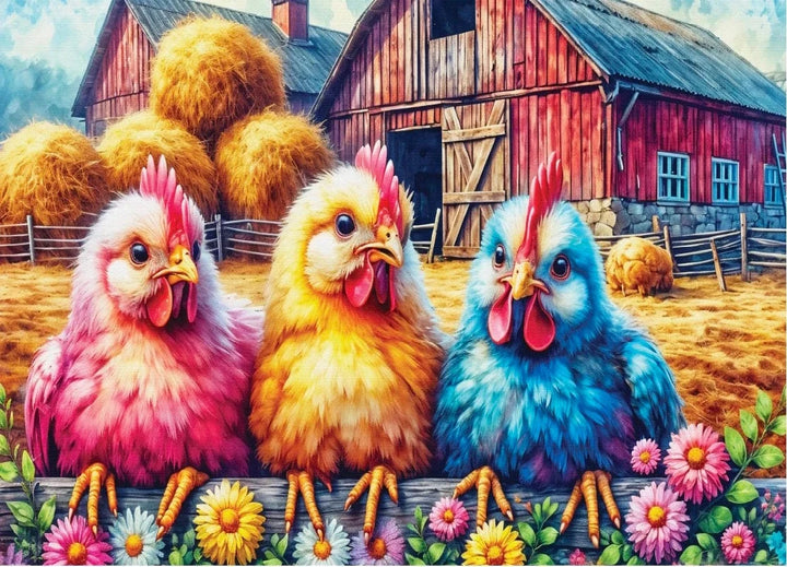 Egg-Citing Trio (1000 pcs) CASSE-TÊTE - 1000 morceaux