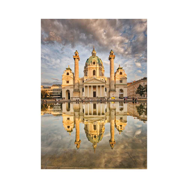 Église St-Charles, Vienne (Puzzle 1000 pcs) CASSE-TÊTE - 1000 morceaux