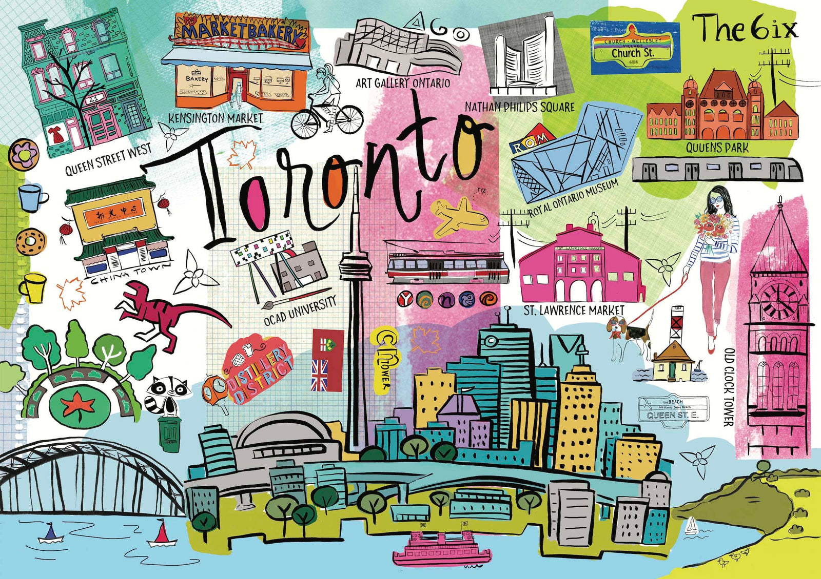 Farida - Toronto (1000 pcs) CASSE-TÊTE - 1000 morceaux