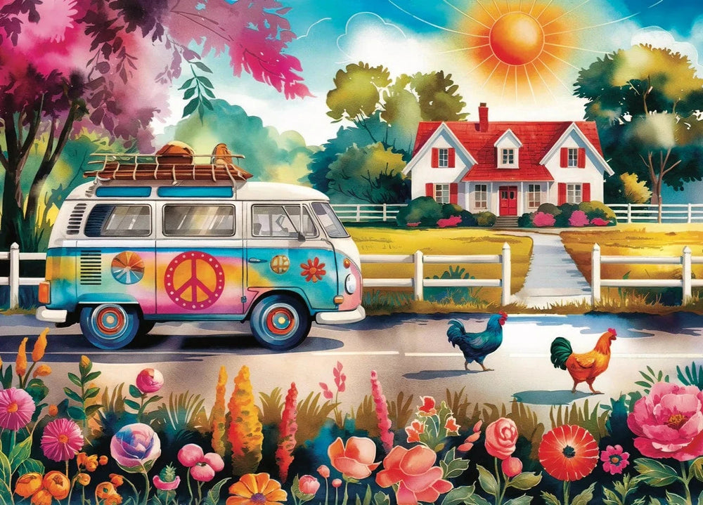 CASSE-TÊTE - 1000 morceaux Fields of Freedom (1000 pcs) LAs des jeux